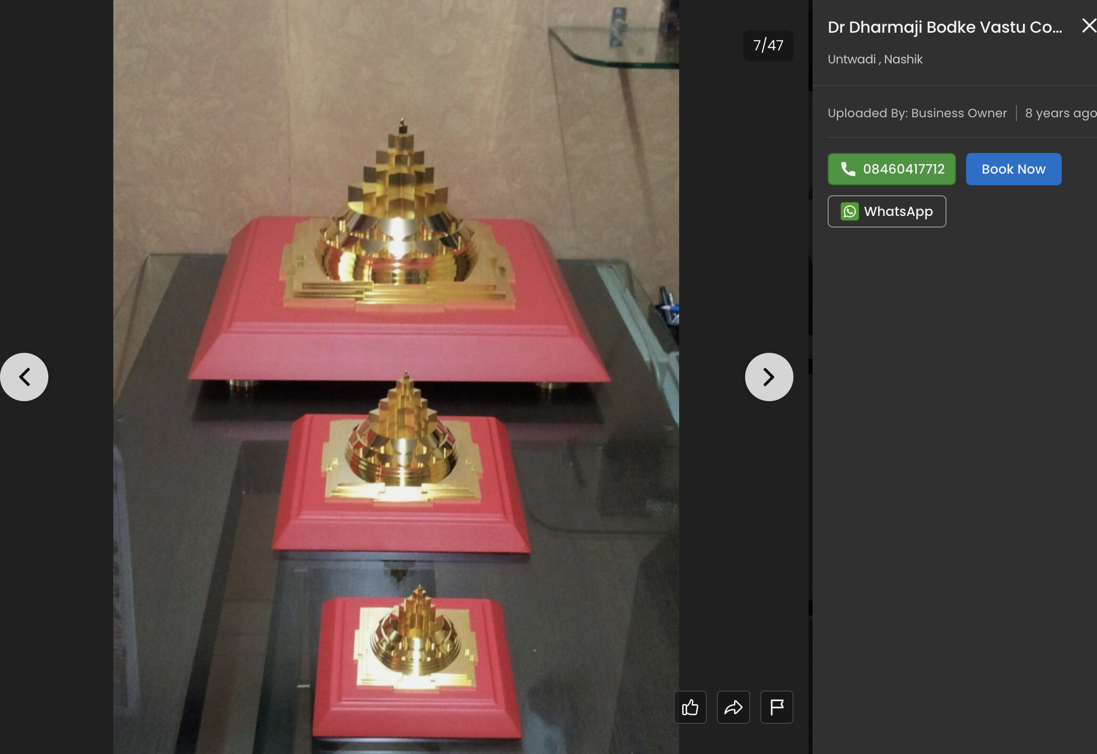 Sacred Vastu pyramid and yantra